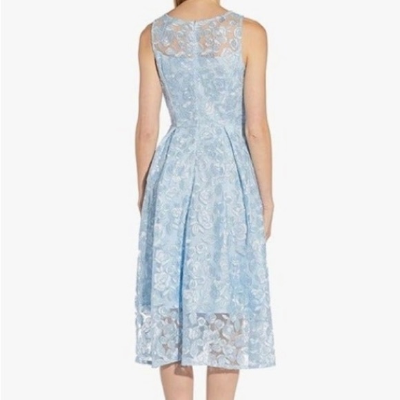 NWT Adrianna Papell ladies Lace Tea Length Dress size 4 - Picture 5 of 8